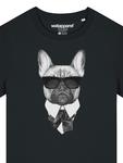 Футболка Красивый пес в черном wat? Apparel - фото 3