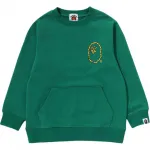Детский свитшот Crew Neck Moderate A BATHING APE, зеленый - фото 2