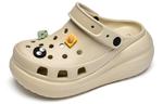 Клоги Женские C°BANNER, Бежевый (Собака Без Надписей) - фото 2