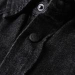 HUGO BOSS Куртка джинсовая мужская черная, Black - фото 6