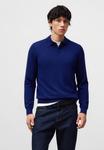 Поло ADOLFO DOMINGUEZ Polo shirt, Indigo/Blue - фото