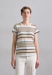 Футболка rag & bone THE SLUB STRIPED TEE, Multi-Coloured - фото
