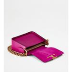 Сумка через плечо T Timeless из кожи Mini TOD's, розовый - фото 3