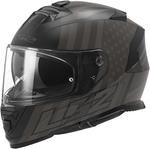 Шлем LS2 Full Face Assault Helmet, Flag Matte Black/Gray - фото