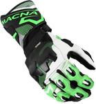 Мотоциклетные перчатки Macna powertrack 2.0, Black/White/Green - фото 2