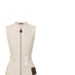 Платье Louis Vuitton без рукавов, бежевый - фото 4