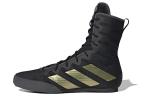 adidas Box Hog 4 Core Black Gold Metallic Grey - фото