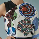 HERMES Шёлковый шарф женский белый, White - фото 6