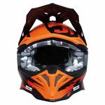 Шлем для мотокросса Just1 J39 Rock, оранжевый - фото 2