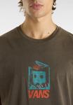Футболка с принтом DOLLFACE Vans, темно-коричневый - фото 4