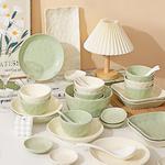 Modengzhufu Набор посуды Cream And Mint Color Combination с кастрюлей, 0 предметов - фото 4