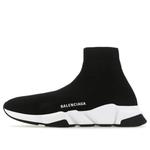 Кроссовки speed high-top black Balenciaga, черный - фото