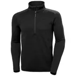 Helly Hansen Varde 1/2 Zip 2.0 Мужской флис, чёрный - фото