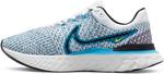 Nike Mens React Infinity Run Fk 3, White Black Blue Orbit Chlorine Blue - фото