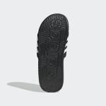 Слайды Adissage Adidas, цвет Core Black/Cloud White/Core Black - фото 3