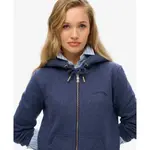 Толстовка Superdry Essential Logo full zip, синий - фото 4