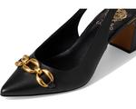 Туфли Vince Camuto Hamden Chain Link Slingback Pumps, черный - фото 6