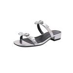 Шлепанцы женские Yeezyy Reezy, серебряный - фото 2