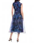 Платье миди из органзы Julia Jordan, синий - фото 2