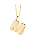 Колье с буквами - Колье с объемными буквами Ana Luisa, Bubble letter  m - фото
