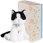 GABRIEL Плюшевая игрушка котенок, White Black Yellow, 25 см - фото 2