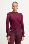 Блузка TYRIA Morgan, бордовый - фото