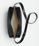 Large intrecciato camera bag with pocket BOTTEGA VENETA, черный - фото 3
