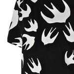 Футболка (WMNS) Alexander McQueen Logo Monogram T-Shirt 'Black', черный - фото 5