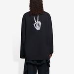 Футболка Balenciaga с принтом смайлика, черный - фото 5