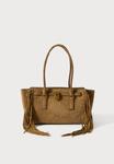 Сумка MICHAEL Michael Kors HAMILTON SHOULDER TOTE, Husk/Camel - фото 2