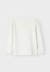 Топ Name it Long sleeved top, Cloud Dancer/Off-White - фото 2