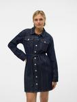 Платье до колена Vero Moda, темно-синий деним - фото 3