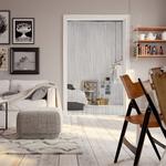 Relaxdays 4 х шторы из ниток, черные, 90x245, черный - фото 5