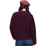 Женский свитер Lee, темно-красный - фото 6