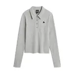 Футболка поло GAP, черно-белая полоска - фото