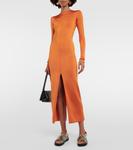 Платье миди из джерси Marni, Lobster - фото 2