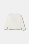 Хлопковый лонгслив Mayoral, белый - фото 2