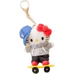 Игрушка Hello Kitty плюшевый брелок кукла подвеска высота 9см Sanrio - фото 3
