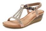 Сандалии LASCANA, Beige - фото