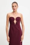 Платье Bardot, бордовый - фото 4