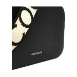 Кожаная сумка-мессенджер Coccinelle, черный - фото 4