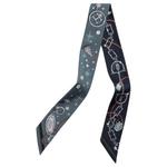 HERMES Шёлковый шарф, Ocean Blue - фото 5