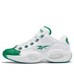 Кроссовки question low 'green toe' Reebok, белый - фото