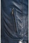 Кожаная куртка H.I.S, темно-синий - фото 4