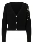 Кардиган с декоративными элементами Liu Jo, черный - фото