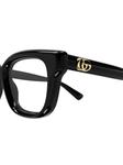 Связанные очки G Gucci Eyewear, черный - фото 3