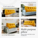 Подушка Vercart желтый, 50/80 см - фото 5