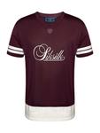 Футболка SikSilk, Burgundy - фото