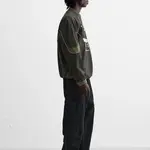 Свитшот мужской ZARA, серый - фото 7