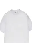 Футболка с сетчатыми вставками Msgm, белый - фото 2
